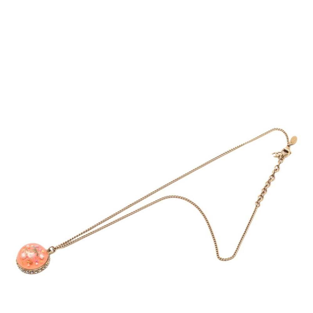 CHANEL Pink Logo Necklace - Picture 3 of 6